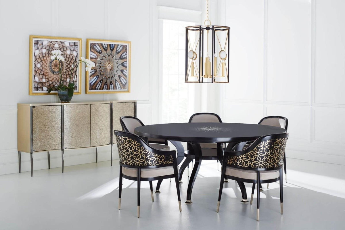 Caracole Total Eclipse Small Round Dining Table 152cm.