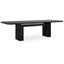 Caracole Dining Overlap Rectangle Dining Table in Dark House of Isabella UK