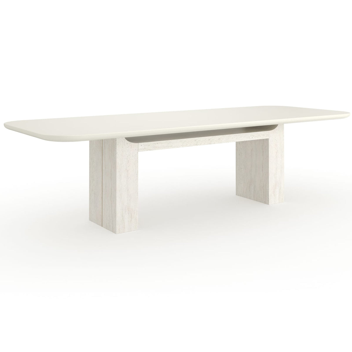 Caracole Dining Overlap Rectangle Dining Table in Light House of Isabella UK