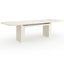 Caracole Dining Overlap Rectangle Dining Table in Light House of Isabella UK