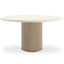 Caracole Dining Rhythm 147cm Round Stone Top Dining Table House of Isabella UK