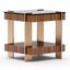 Caracole Living Altura Side Table with Glass Top House of Isabella UK