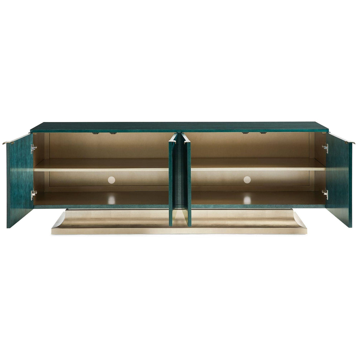 Caracole Deja Blue Media Cabinet.