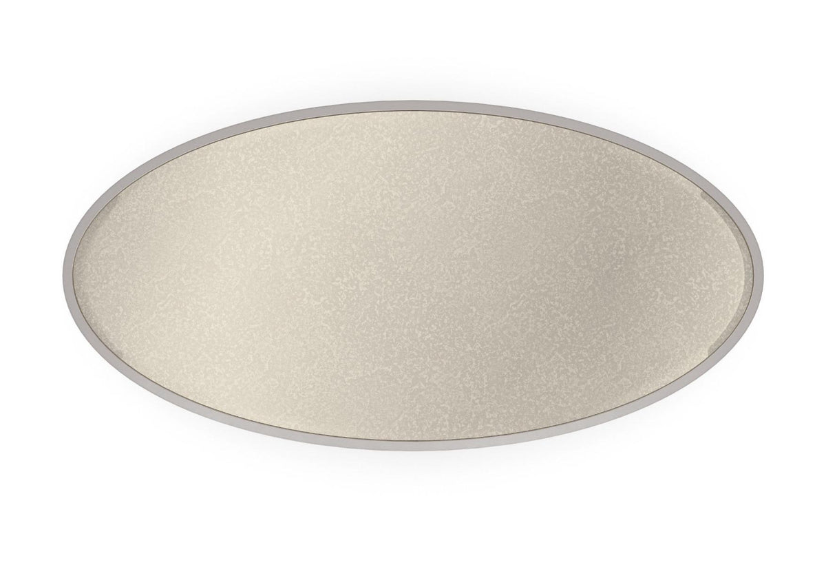 Caracole Shimmer Oval Coffee Table.