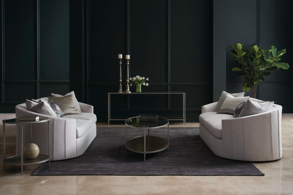 Caracole Shimmer Round End Table.