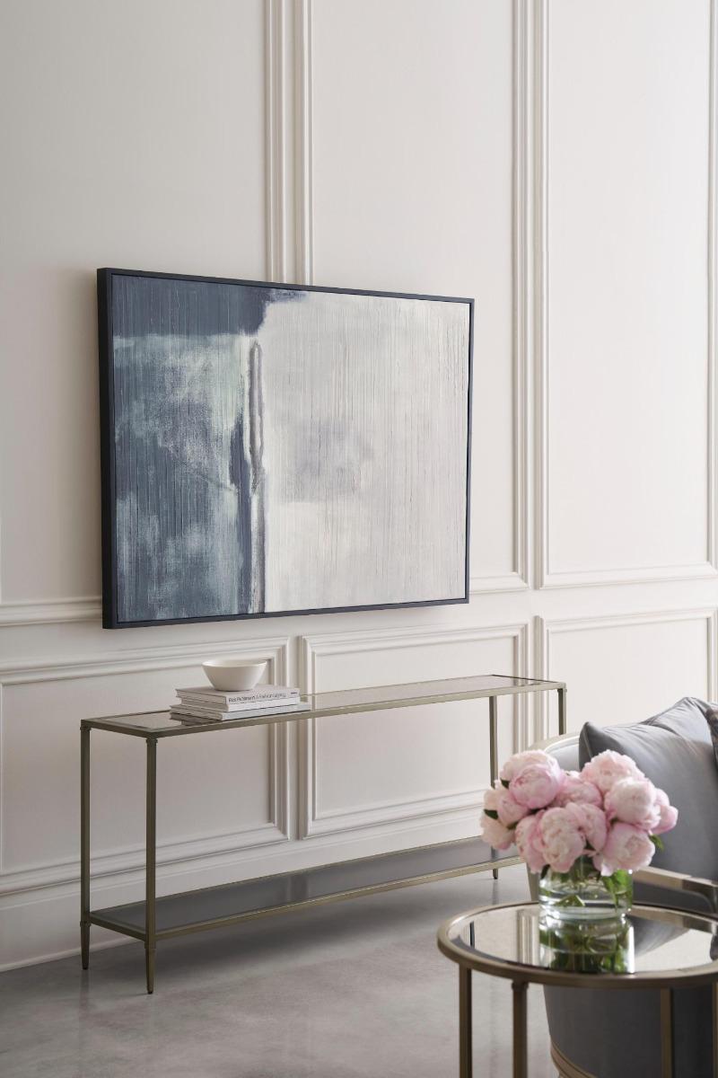 Caracole Smoulder Round End Table.