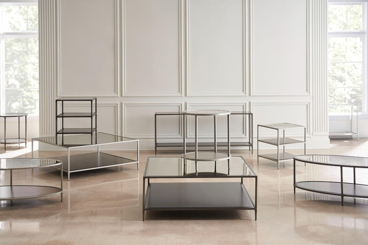 Caracole Smoulder Square End Table.