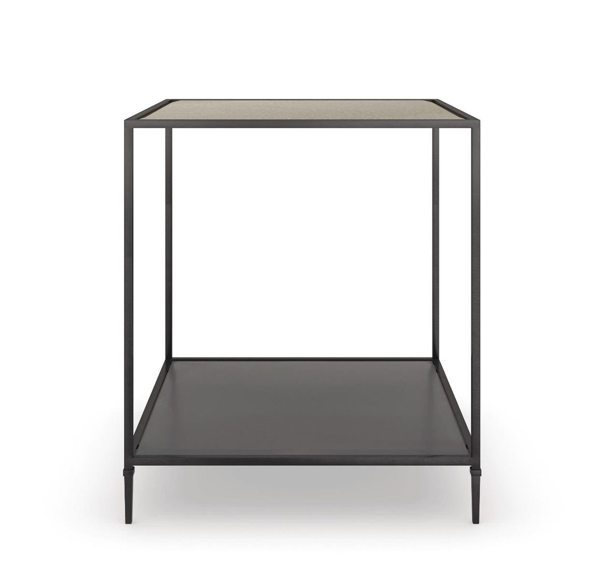 Caracole Smoulder Square End Table.