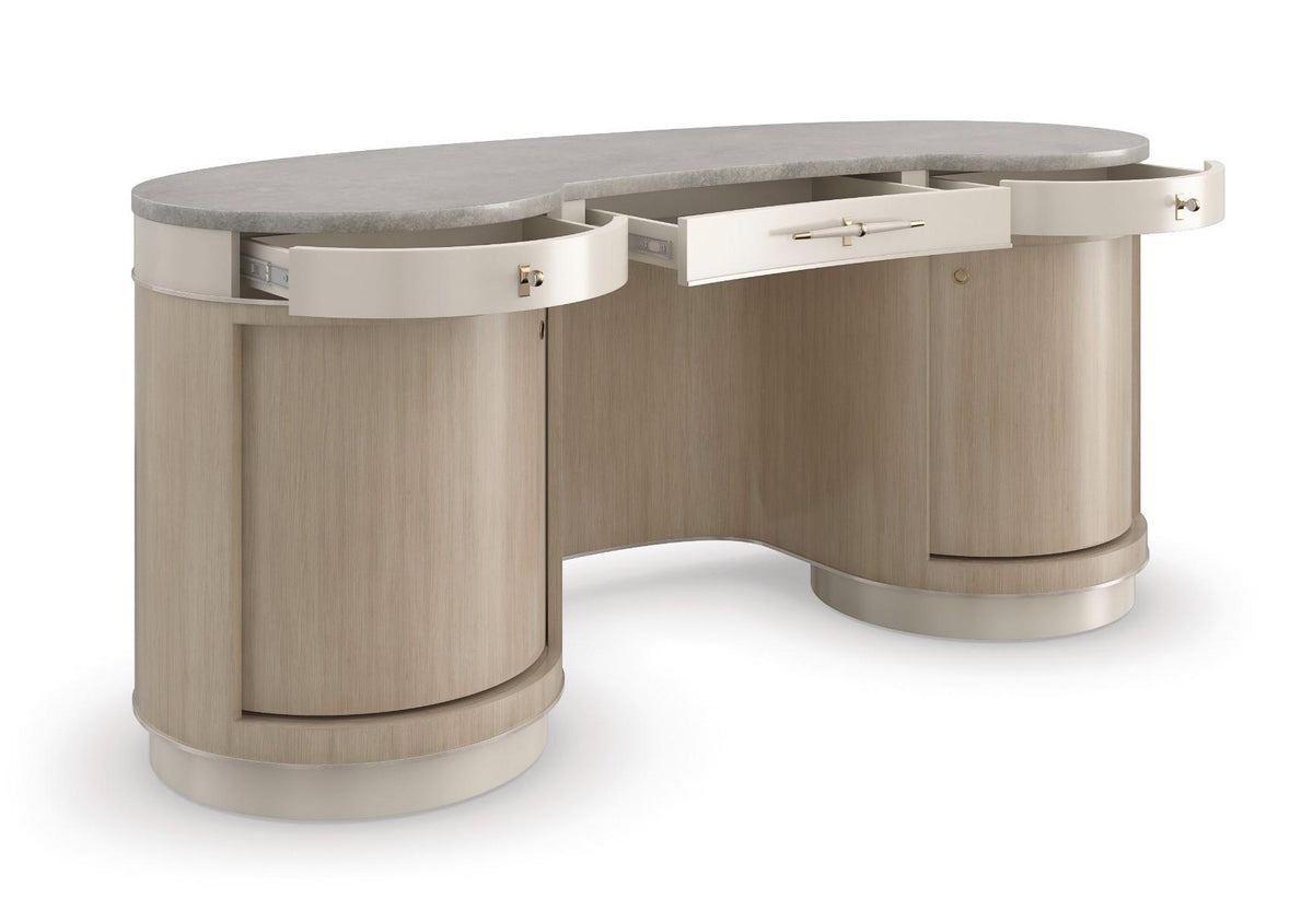 Caracole Vanity Fair Console Table.