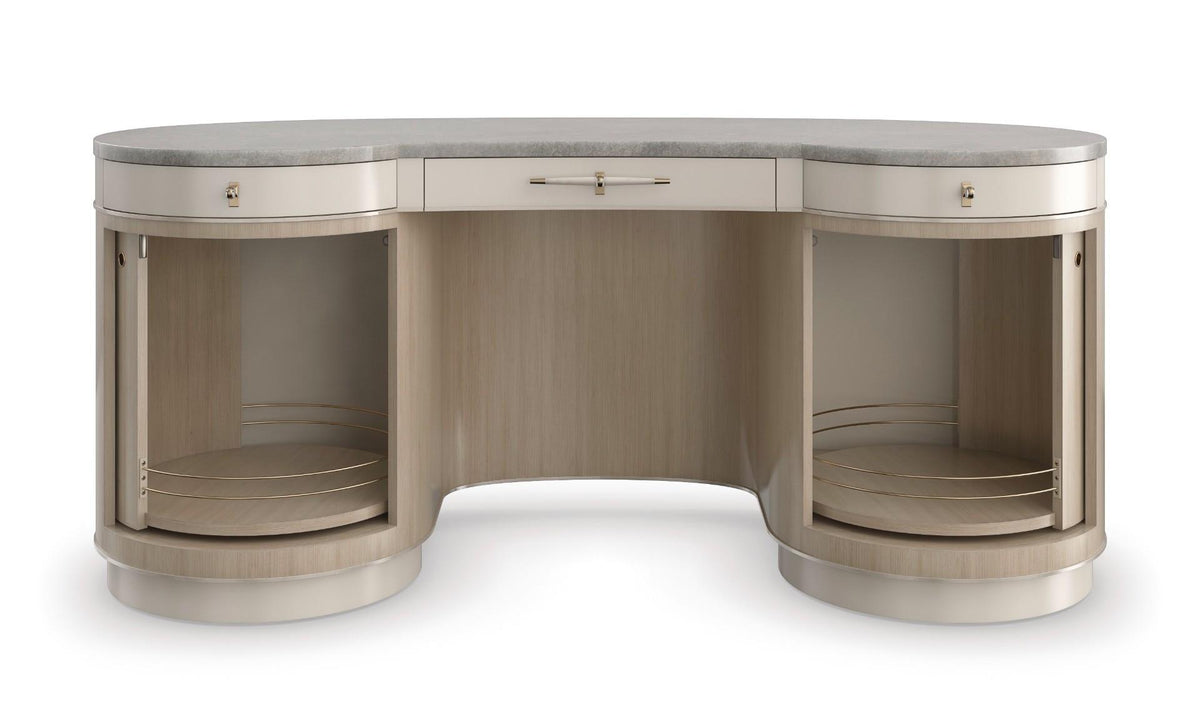 Caracole Vanity Fair Console Table.