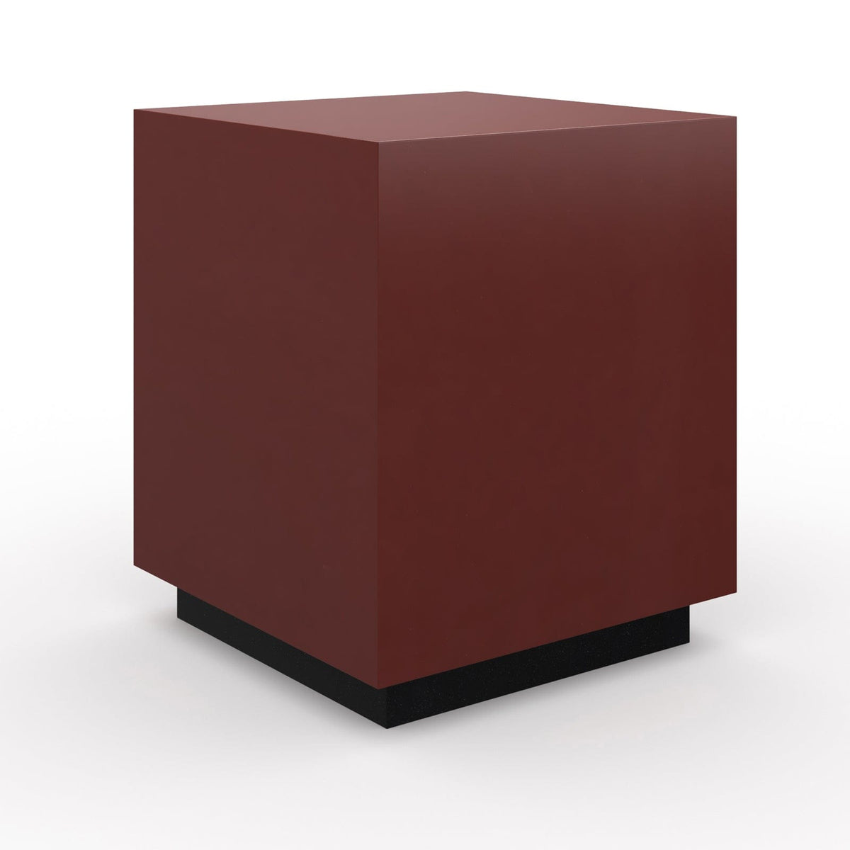 Caracole Living Coffee Couture Square End Table in Rouge House of Isabella UK