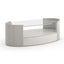 Caracole Living Love Oval Coffee Table in Matte Pearl House of Isabella UK