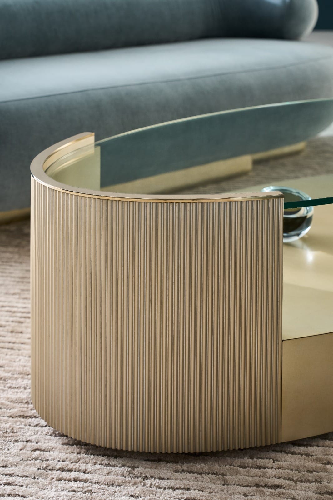Caracole Living Love Oval Coffee Table in Oracle House of Isabella UK