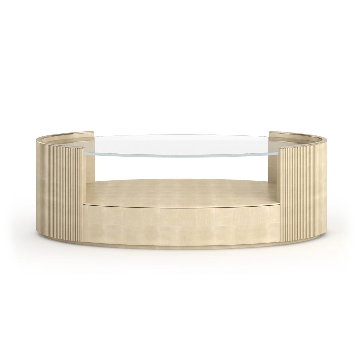 Caracole Living Love Oval Coffee Table in Oracle House of Isabella UK