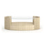 Caracole Living Love Oval Coffee Table in Oracle House of Isabella UK