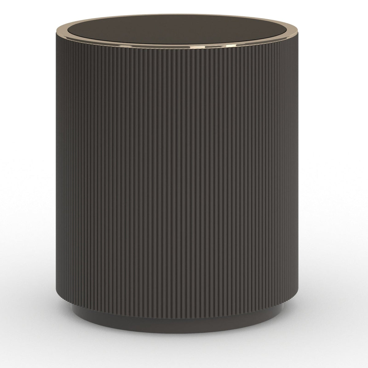 Caracole Living Love Round Side Table in Dark Chocolate House of Isabella UK