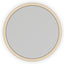 Caracole Living Love Round Side Table in Matte Pearl House of Isabella UK