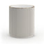 Caracole Living Love Round Side Table in Matte Pearl House of Isabella UK