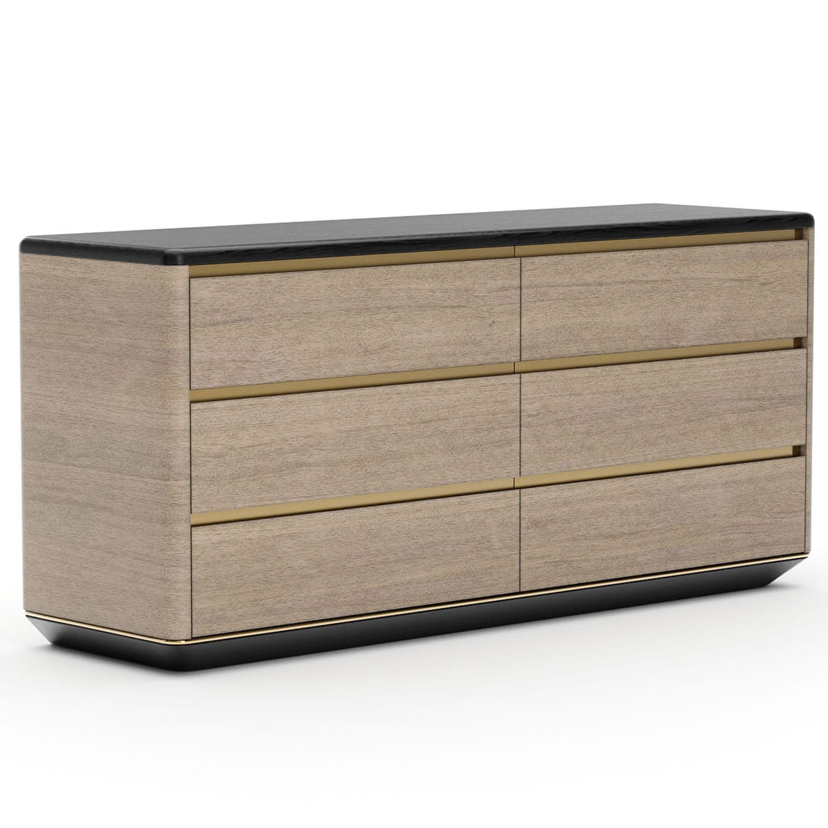 Caracole Living Madera Plinth Chest of Drawers in Chocolate House of Isabella UK