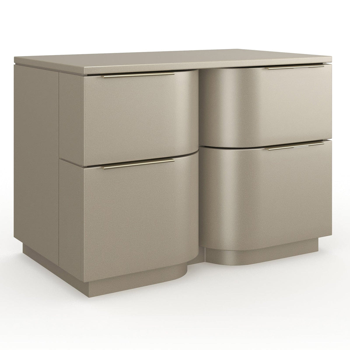 Caracole Living Oblique Large Bedside Table House of Isabella UK