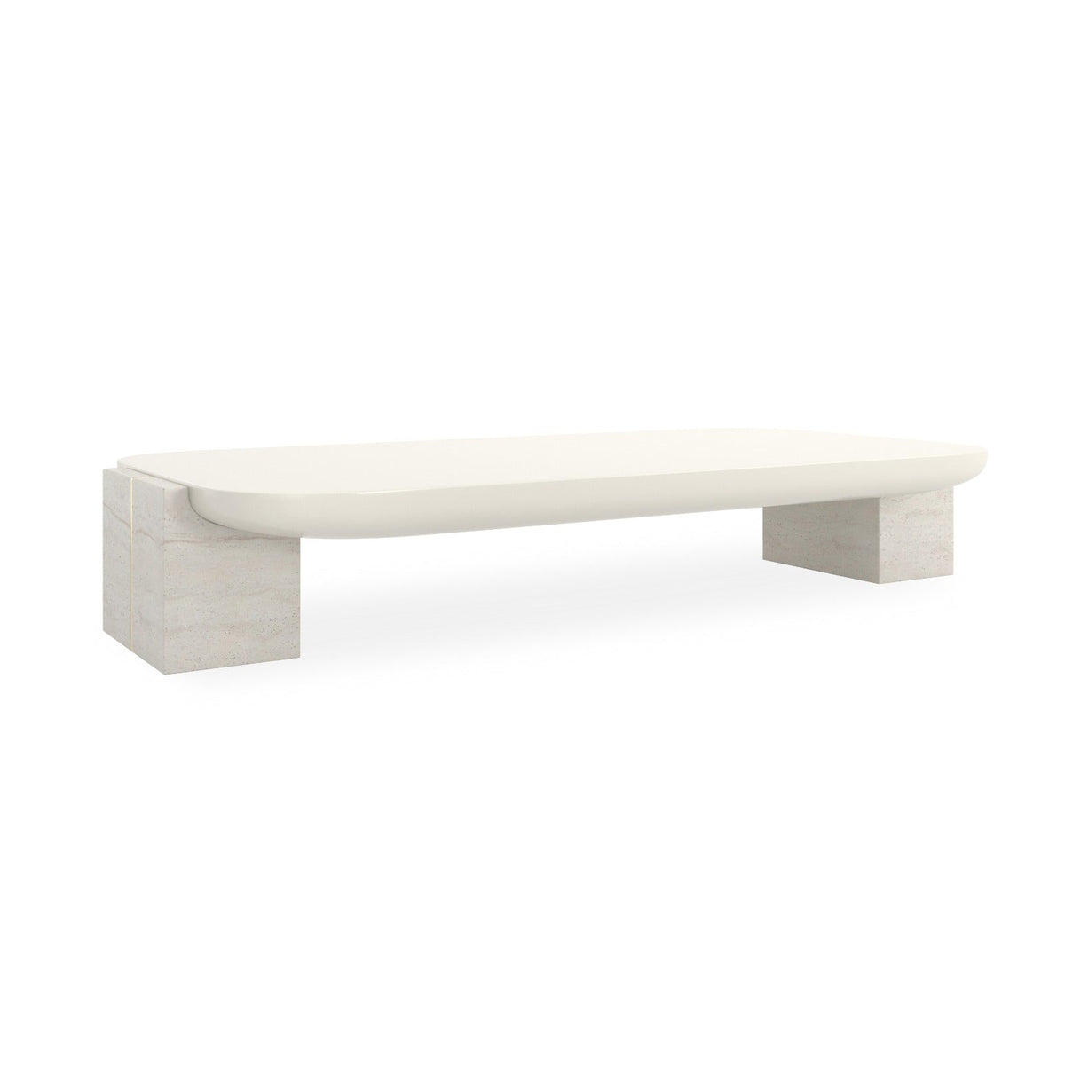 Caracole Living Overlap Rectangular Coffee Table in Light House of Isabella UK