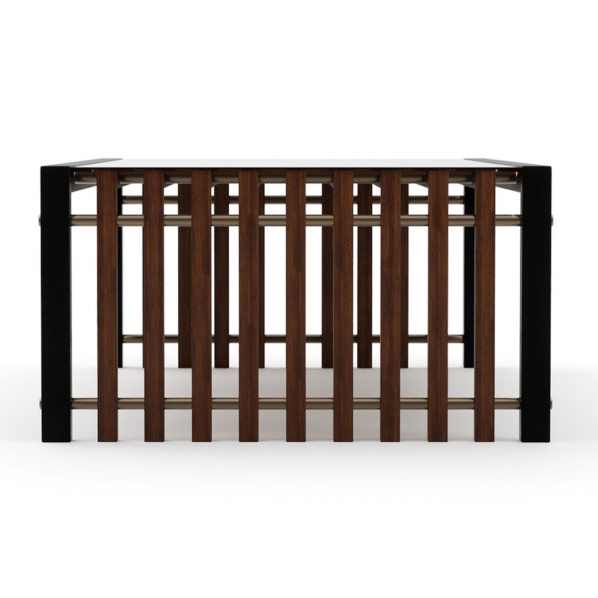Caracole Living Pinstripe Dark Coffee Table House of Isabella UK