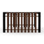 Caracole Living Pinstripe Dark Coffee Table House of Isabella UK