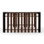 Pinstripe Dark Coffee Table