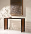 Pinstripe Dark Console Table
