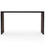 Pinstripe Dark Console Table
