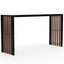 Pinstripe Dark Console Table