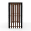 Pinstripe Dark Console Table