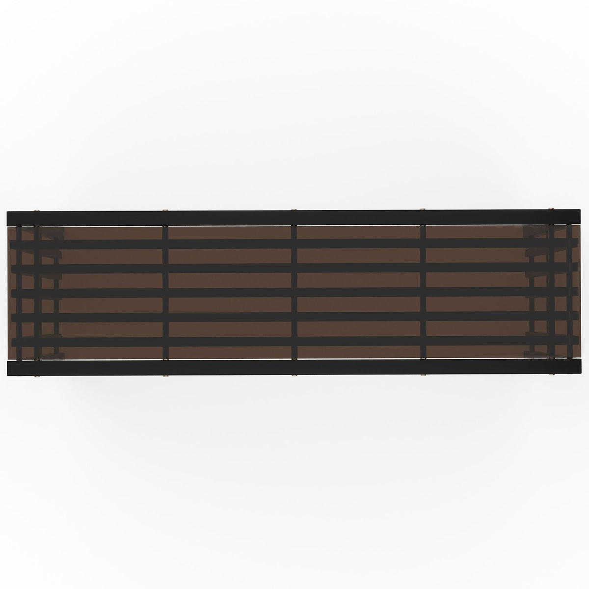 Pinstripe Dark Console Table