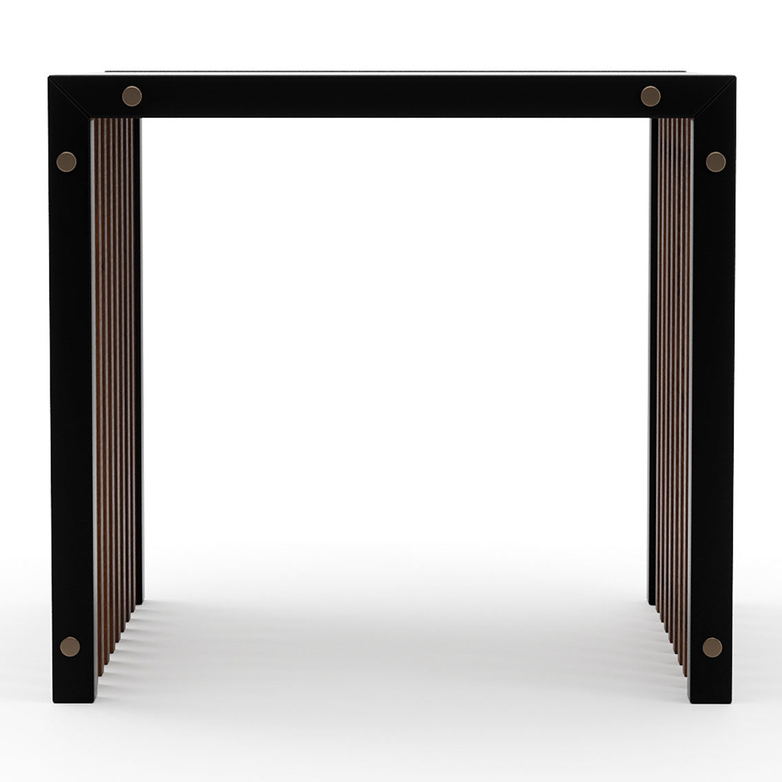 Pinstripe Dark Side Table