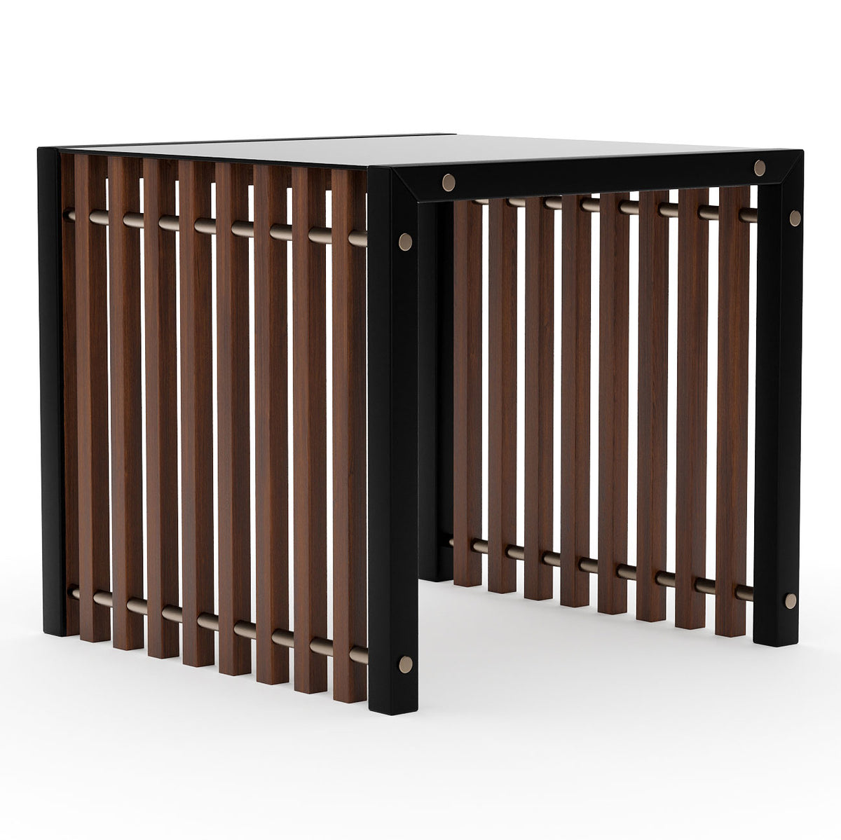 Pinstripe Dark Side Table