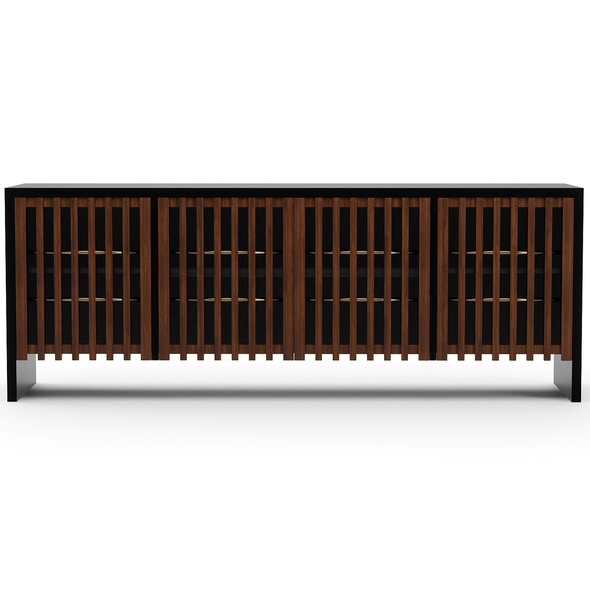 Pinstripe Dark Sideboard
