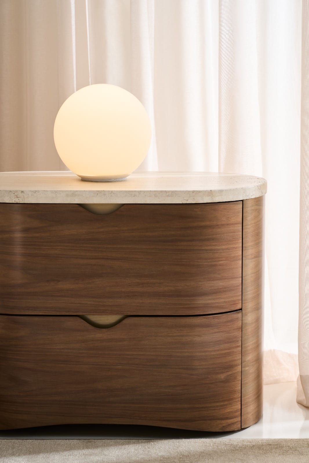 Caracole Sleeping Fleur Large Bedside Table House of Isabella UK