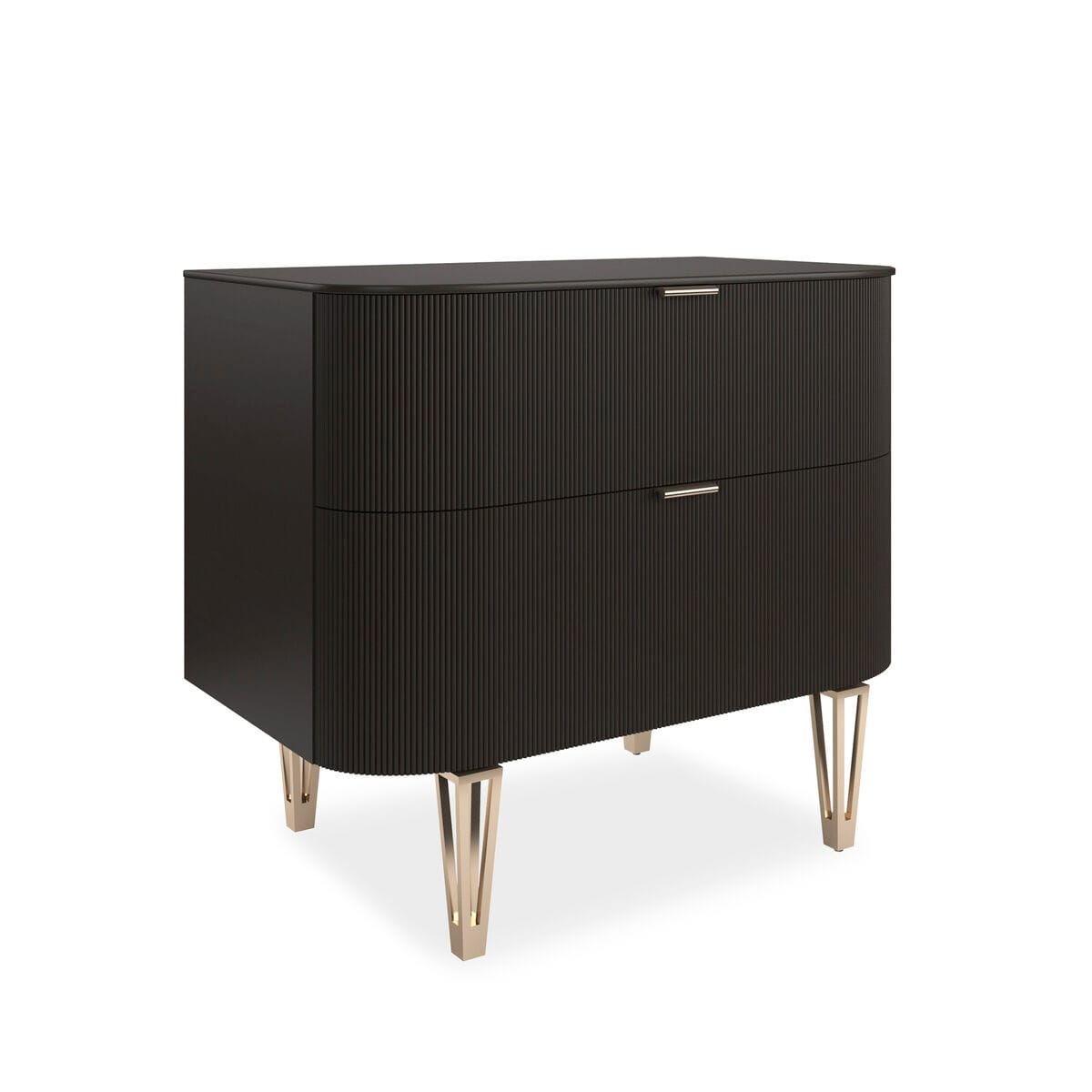 Caracole Sleeping Large True Love Bedside Table in Dark Chocolate House of Isabella UK
