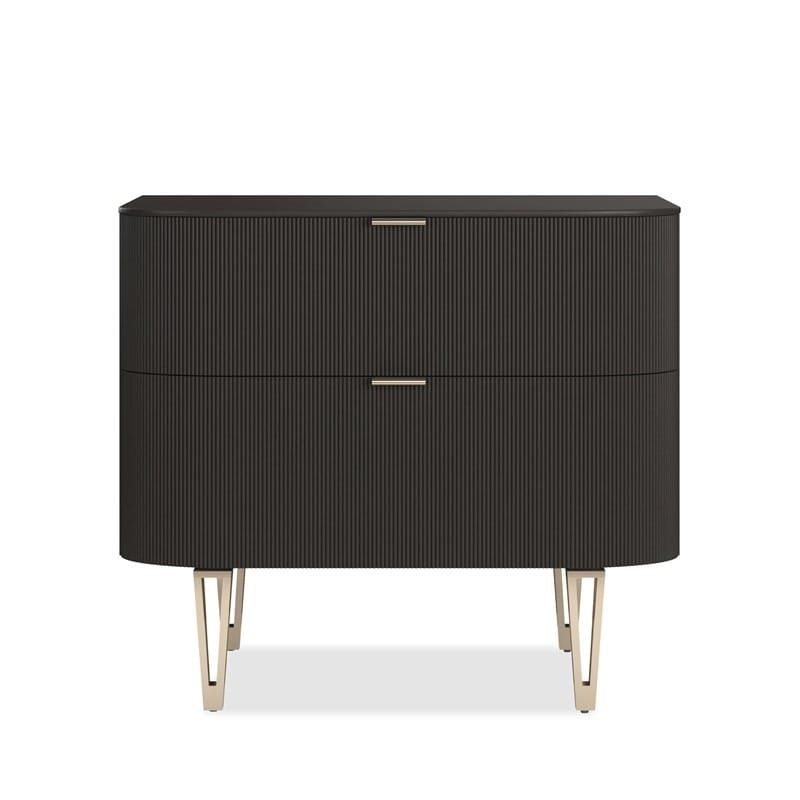 Caracole Sleeping Large True Love Bedside Table in Dark Chocolate House of Isabella UK