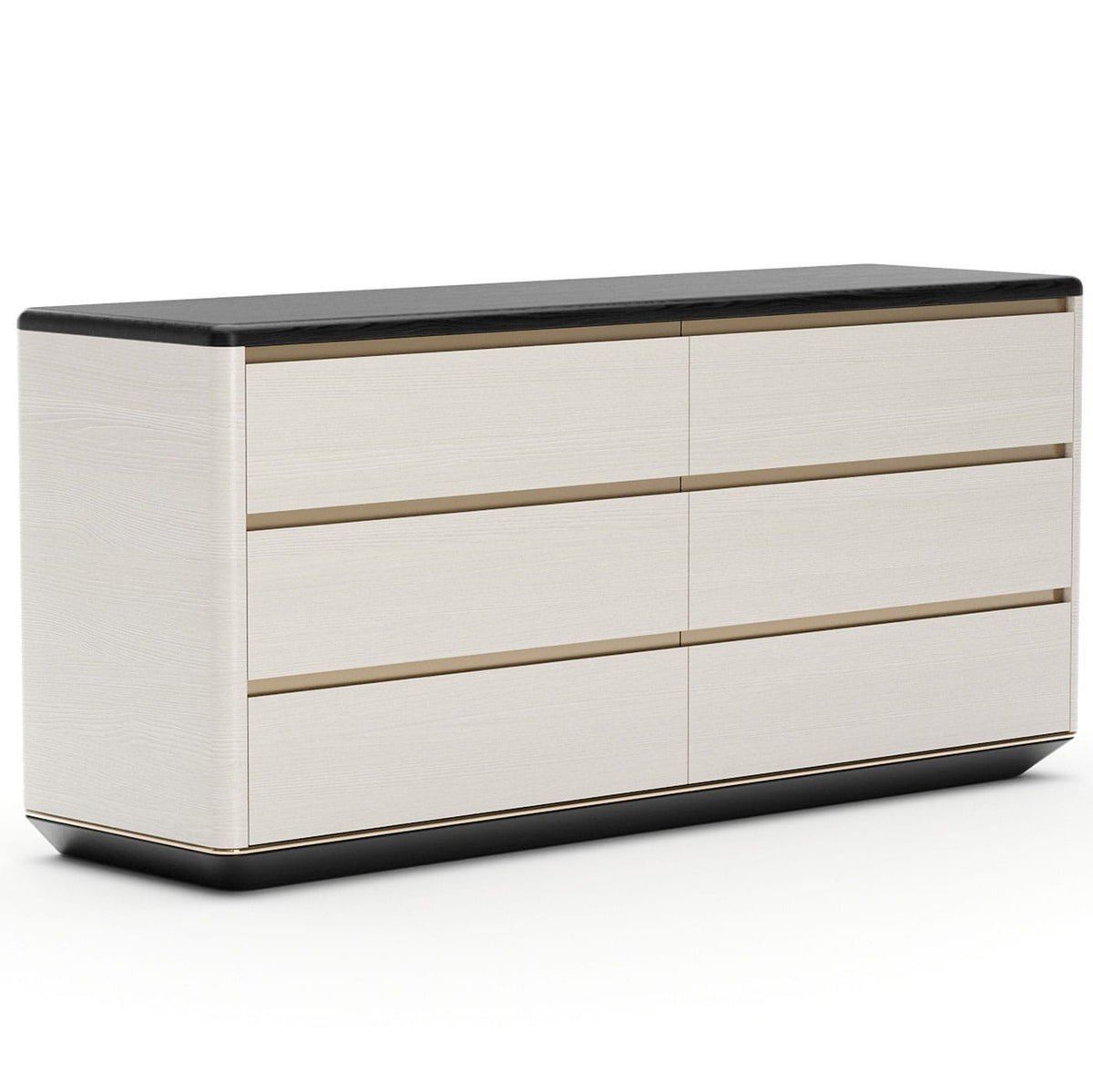 Caracole Sleeping Madera Plinth Chest of Drawers in Opal House of Isabella UK
