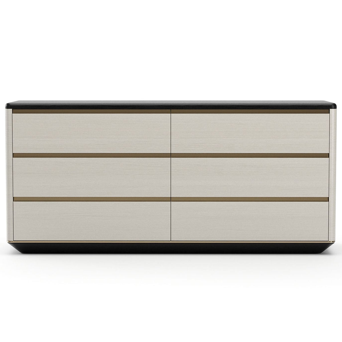 Caracole Sleeping Madera Plinth Chest of Drawers in Opal House of Isabella UK