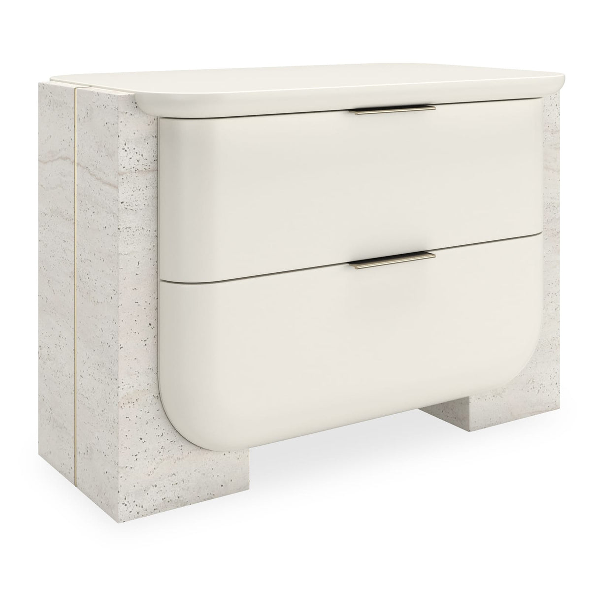 Caracole Sleeping Overlap Large Bedside Table in Light House of Isabella UK