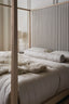 Caracole Sleeping Pinstripe Light US Queen Size Divan Bed Set House of Isabella UK