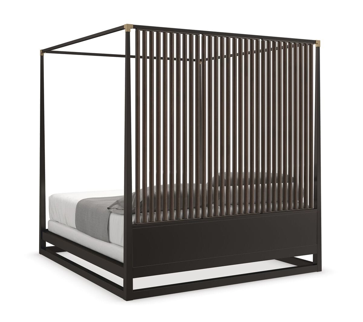 Caracole Sleeping Pinstripe US King Size Bed House of Isabella UK