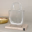 Carina Petite Bubbled Glass Decorative Handbag Vase