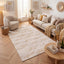 Carmel Cream-Gold Abstract Rug | 6030