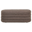 Pouffe & Footstool Camille brown chunky