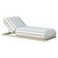 Outdoor daybed Sullivan ecru stripe