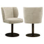 Dining chair Fiona natural softweave swivel