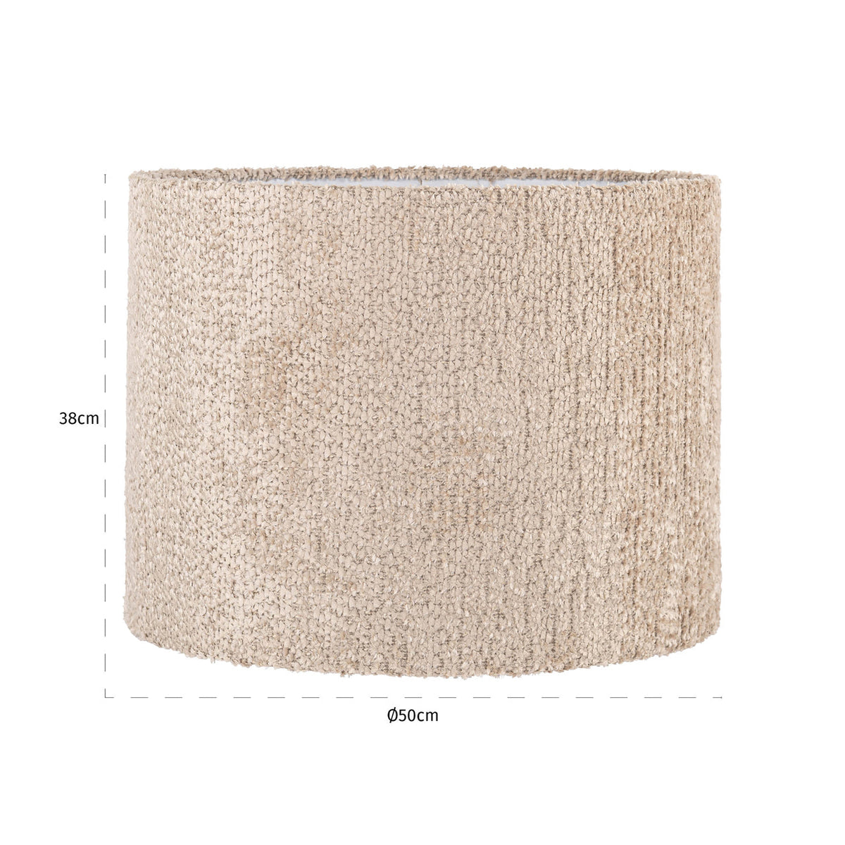 Lampshade Emily lovely beige 50Ø
